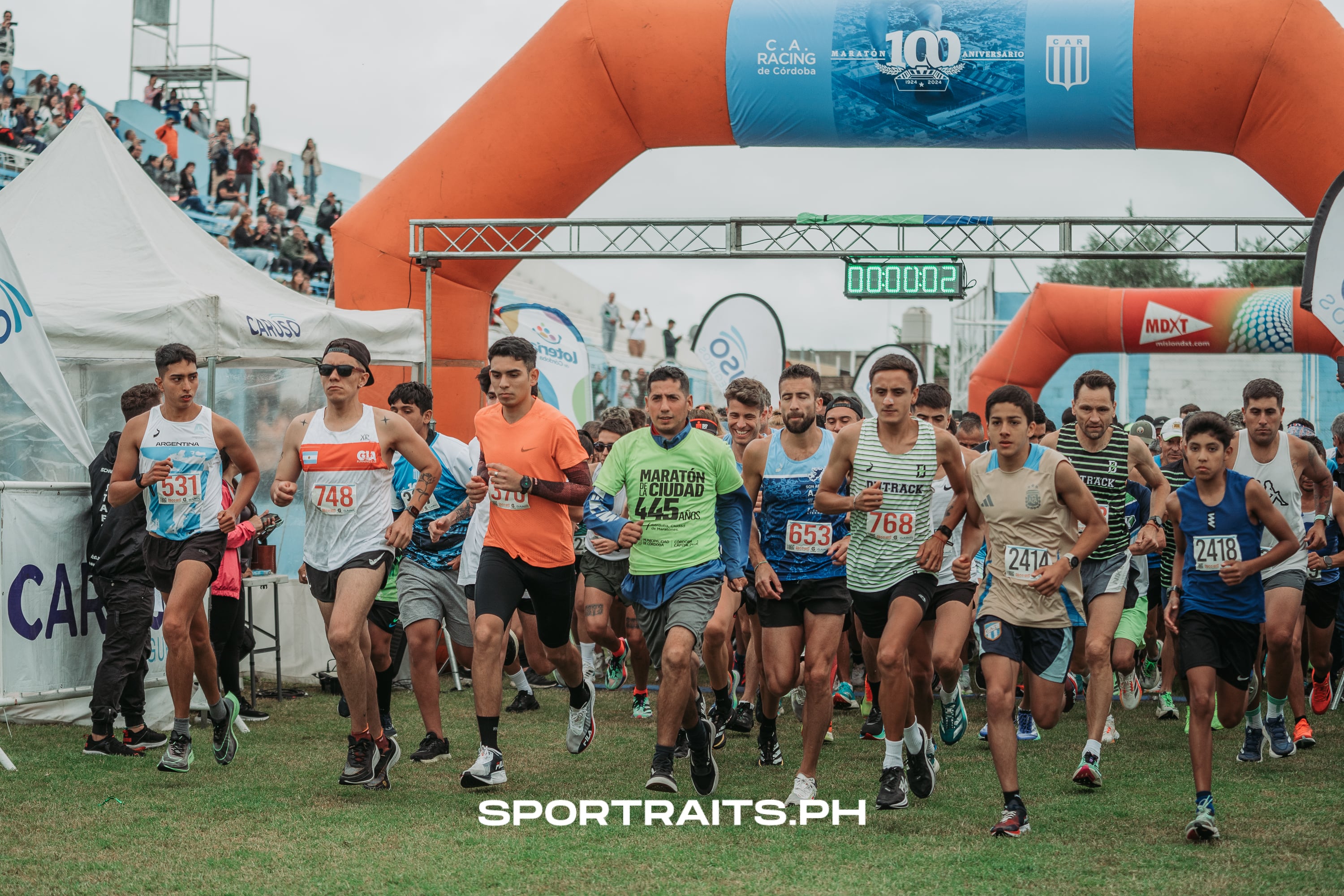 Racing disfrutó este domingo de una maratón que arrancó en el propio estadio del club (Foto: Prensa Racing).