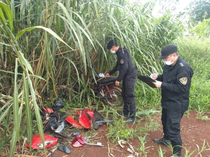 Joven detenido tras el robo de una motocicleta en Salto Encantado.