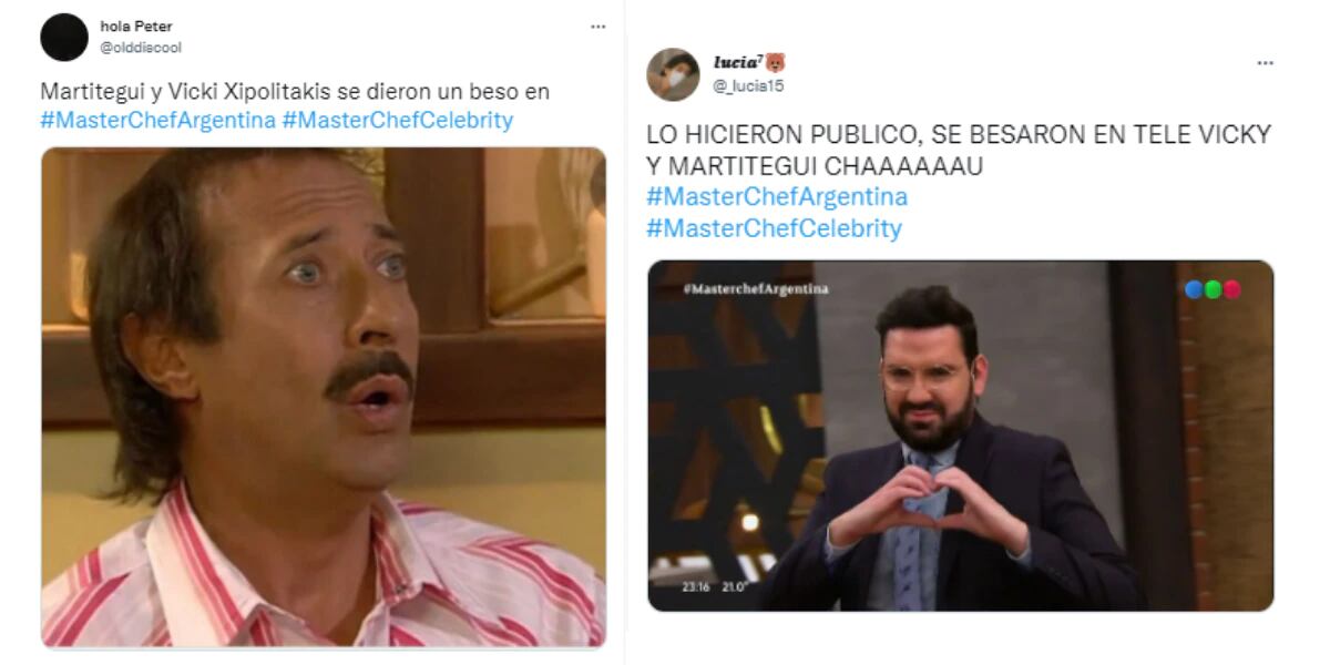 Los memes por el beso de Martitegui y Xipolitakis