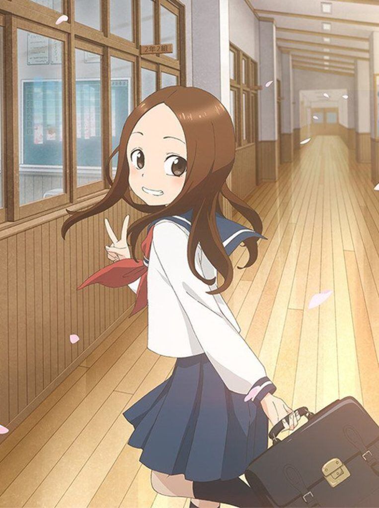  Takagi-san se llevó el quinto puesto en el listado de las chicas más lindas del anime.