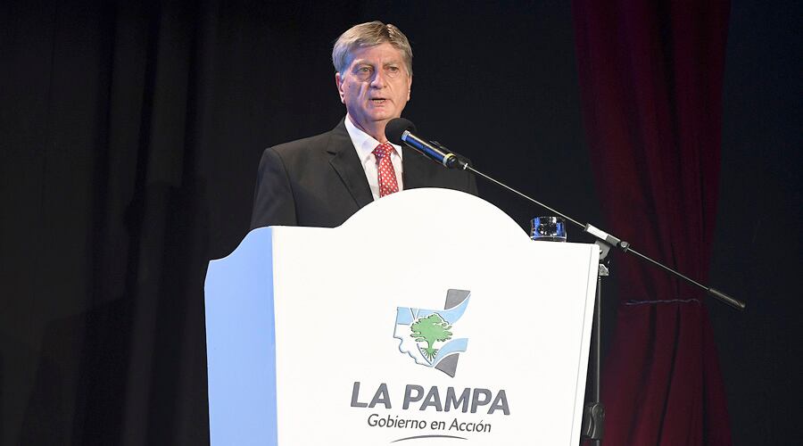 El gobernador de La Pampa, Sergio Ziliotto 