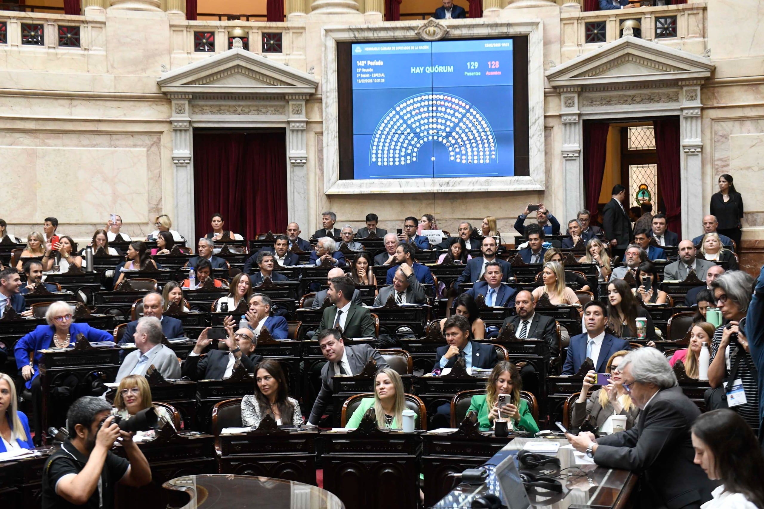 Sesión en Diputados. (Prensa Diputados)