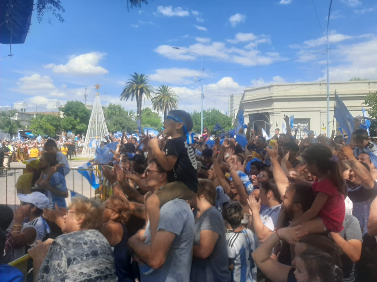 Rafaela gritó bien fuerte Argentina campeón!!!