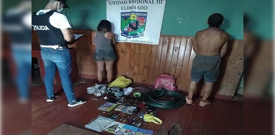 Terminaron detenidos tras ser sospechados del robo a una escuela en Eldorado.