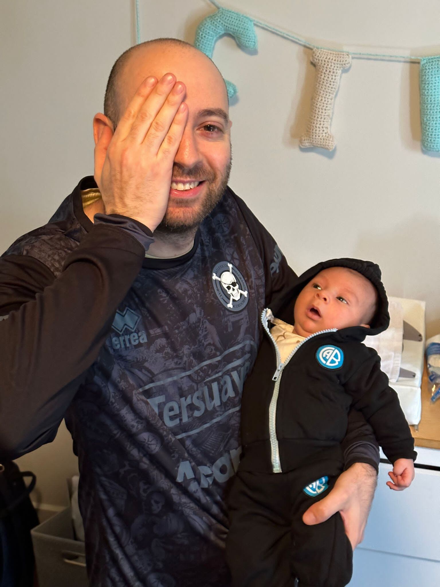 El médico de Córdoba es hincha de Belgrano.