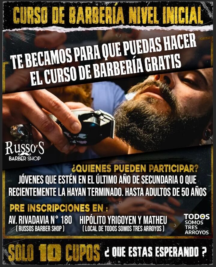 El Frente de Todos presentó cursos gratuitos de Barbería y clases de teatro