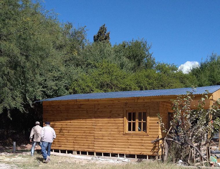 El robo de la casa prefabricada en Salta.