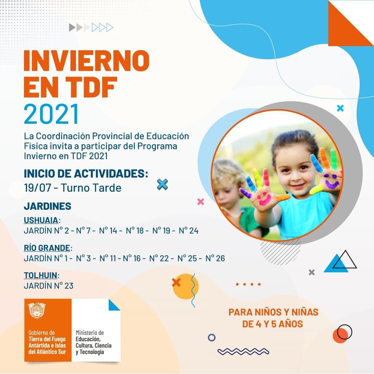 Iniciaron las inscripciones a las colonias de vacaciones en TDF