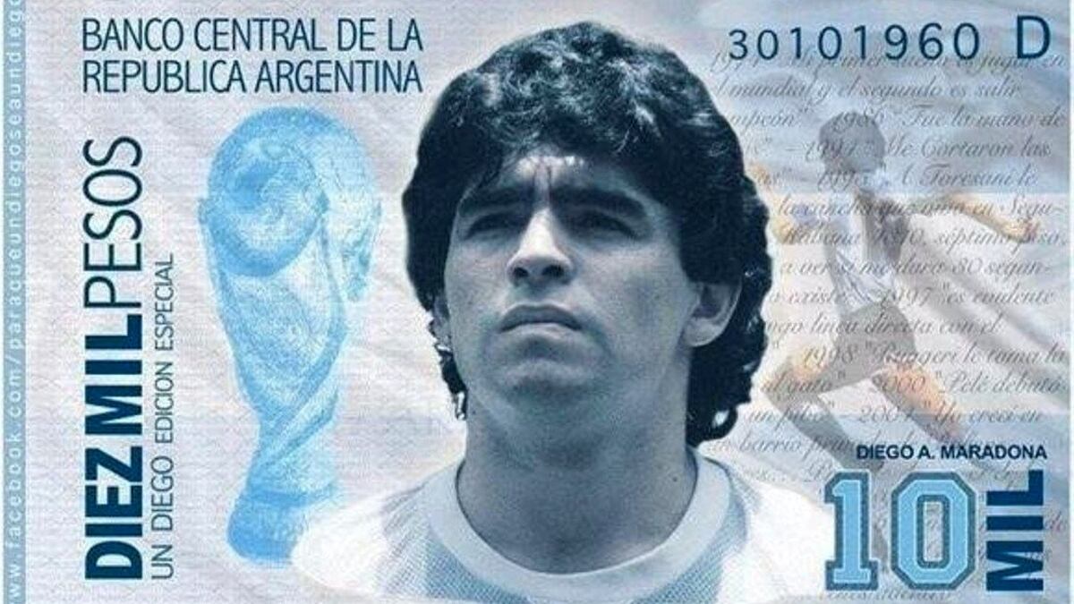 Jorge Lanata denunció el negocio millonario de los billetes con la cara de Diego Maradona