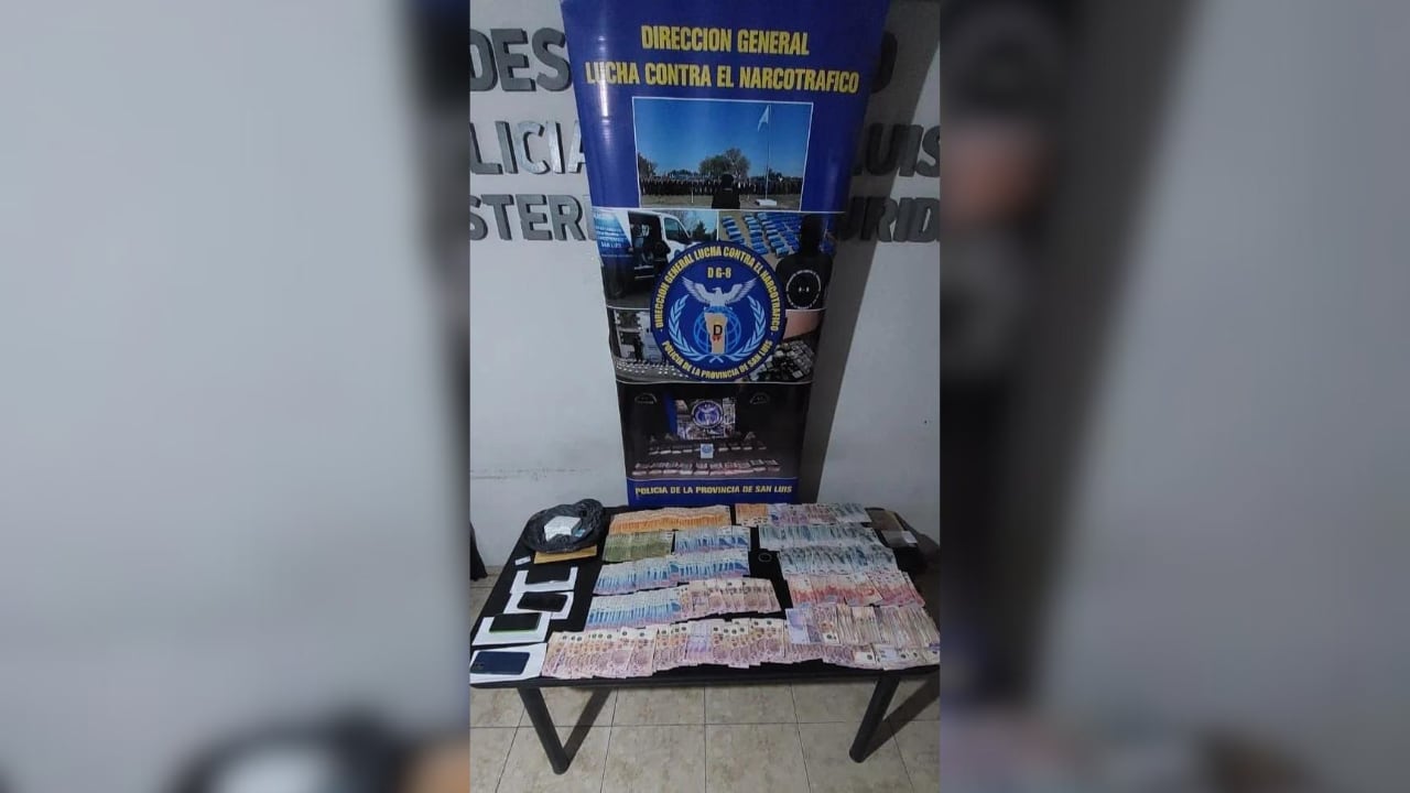 Detuvieron a dos personas en San Luis que transportaban droga valuada en $25.000.000