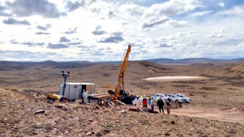 Comenzó la perforación inaugural del proyecto aurífero Cachi