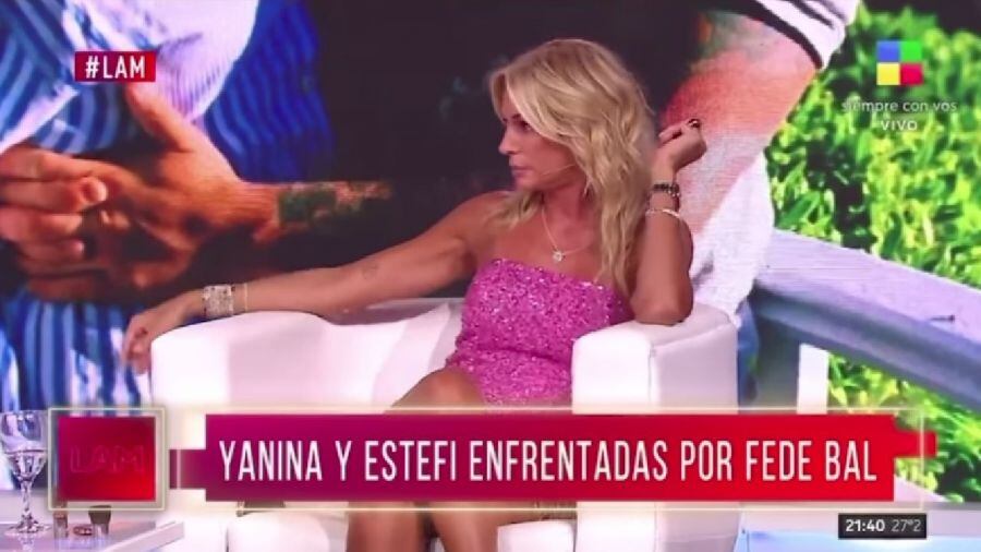 Yanina se presentó en LAM con el diseño de la firma Mono, el mismo que vistió Pampita en su cumpleaños; mientras Latorre disparó contra Fede Bal y Estefi Berardi