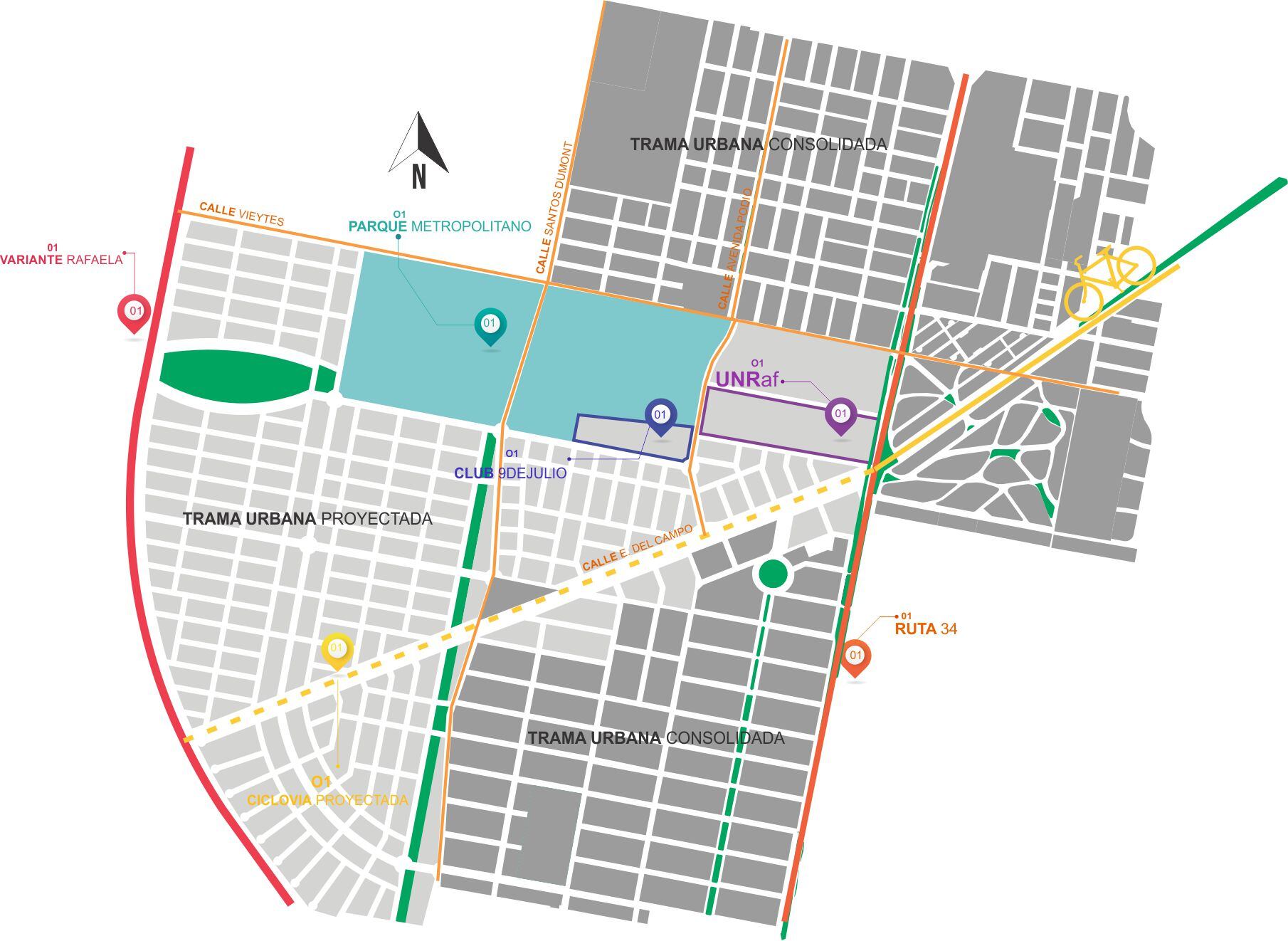 Así será la zona del Parque Regional