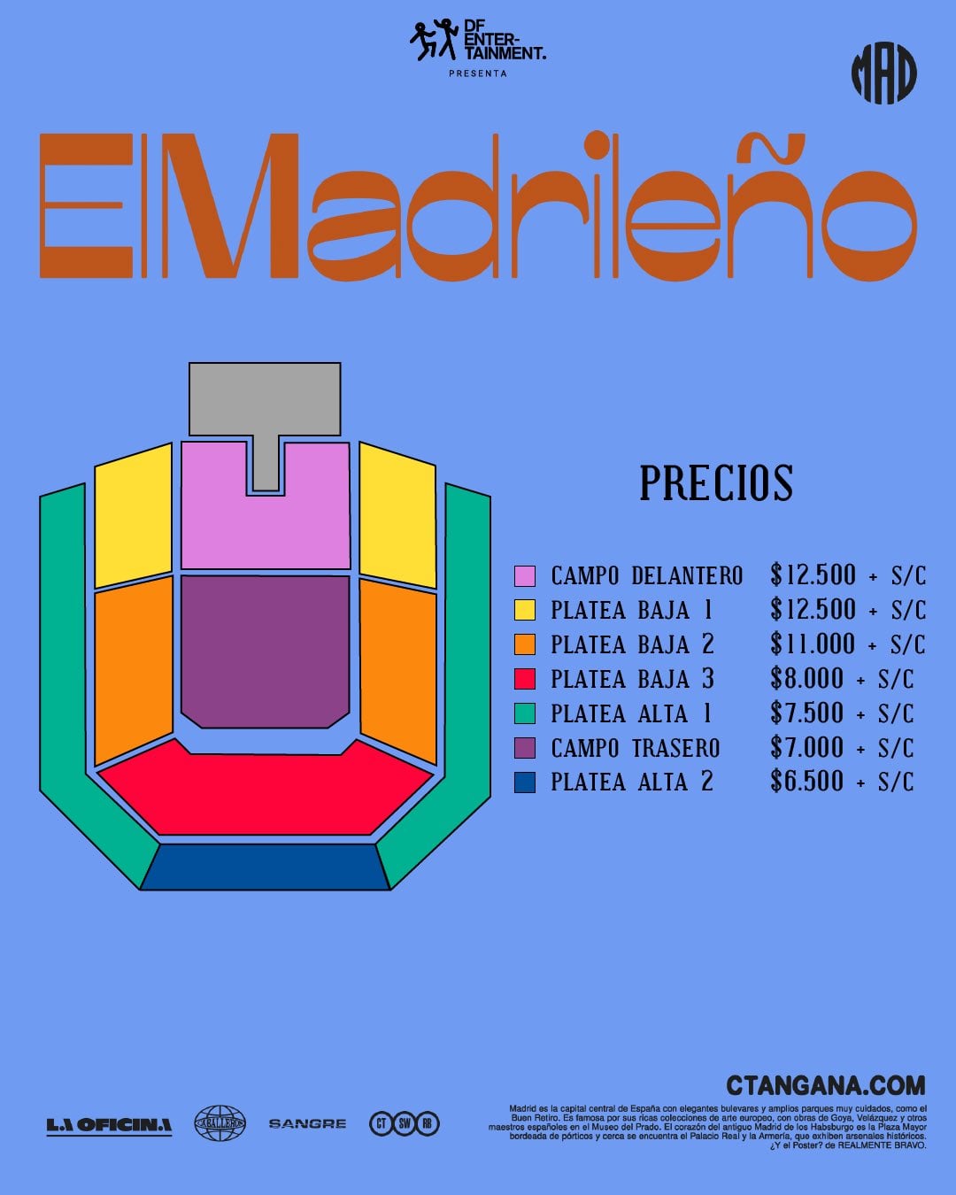 Precio de las entradas del show de C. Tangana.