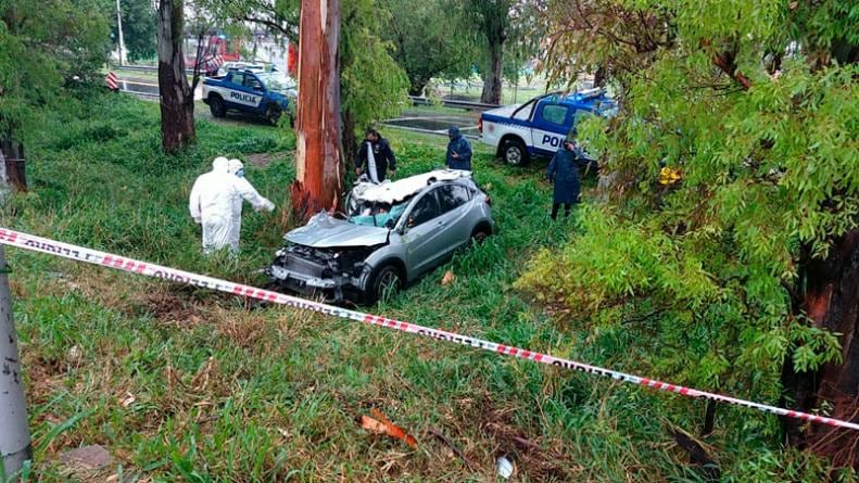 Accidente fatal en la autopista Córdoba-Carlos Paz. Foto: Nestor Ghino / El Doce.