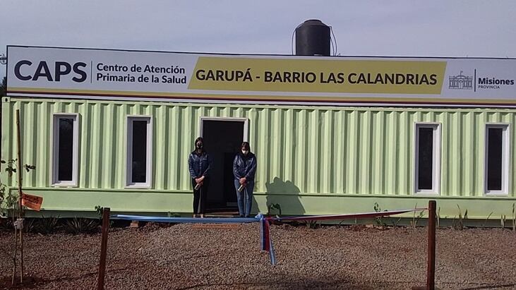 En esta jornada se inauguró un Centro de Atención Primaria de la Salud Sustentable en Garupá.