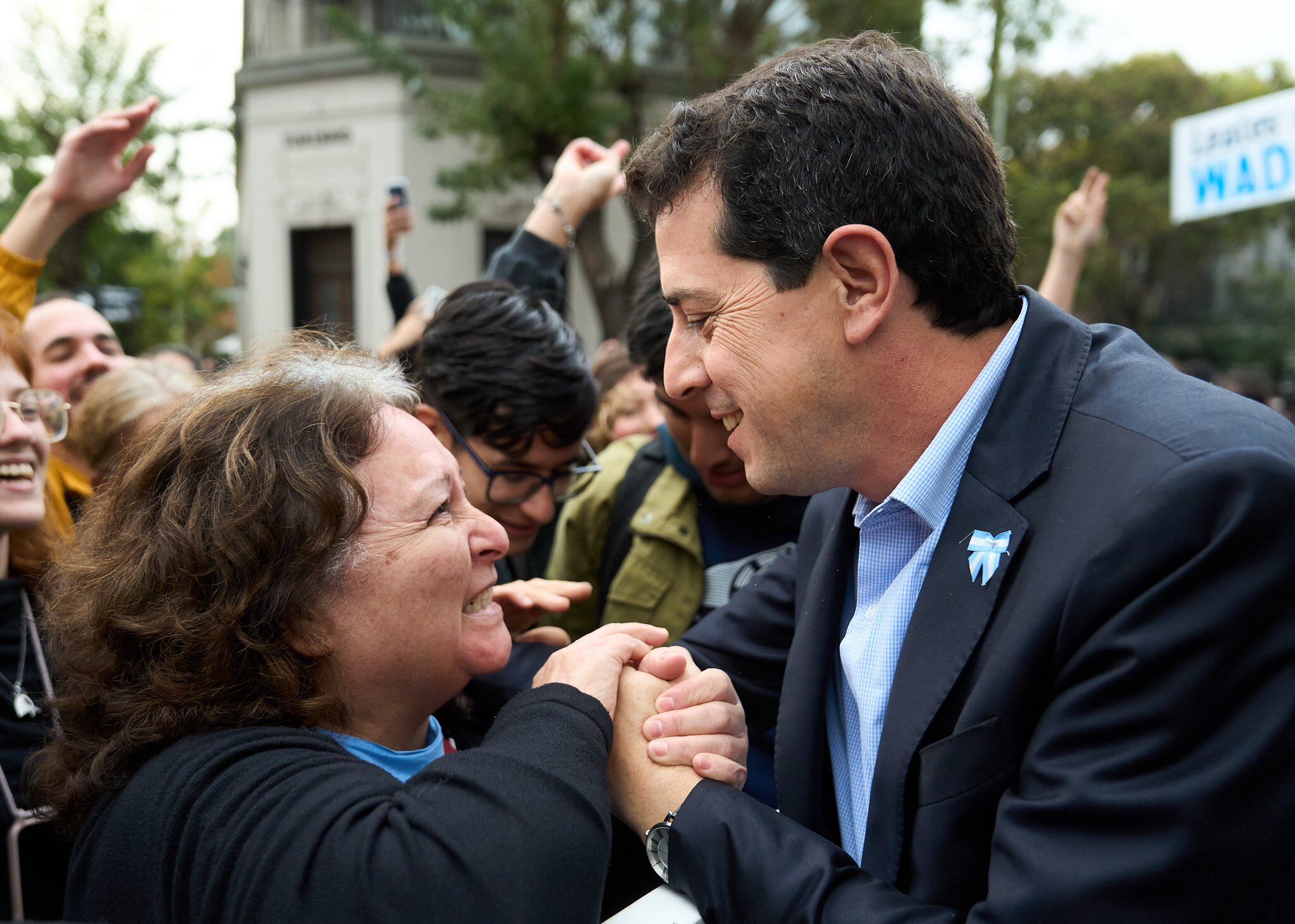 "Wado" de Pedro estuvo en Quilmes.