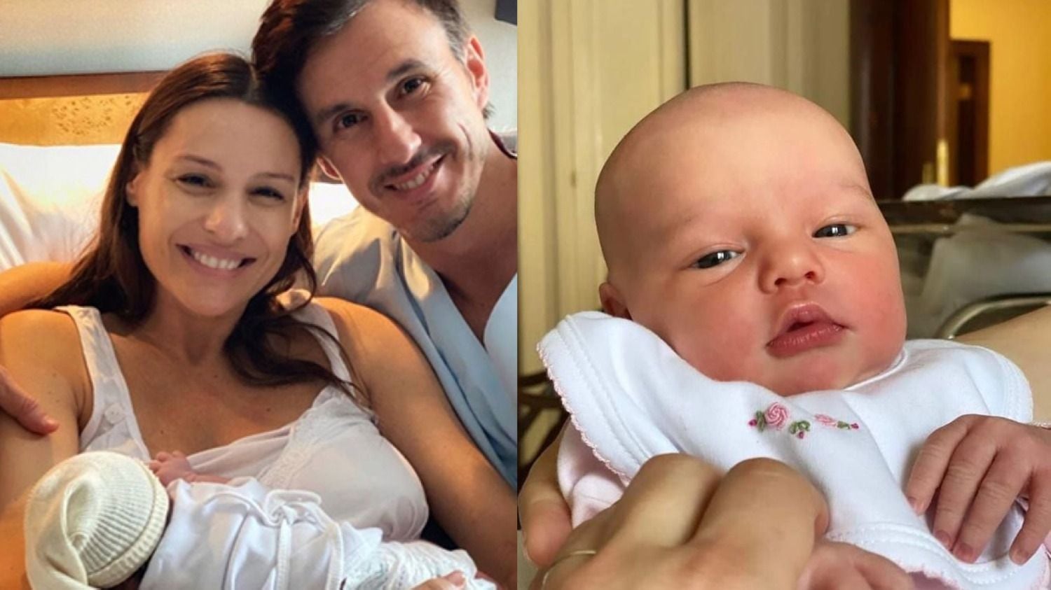 Ana es la primera hija de Pampita y Roberto García Moritán.