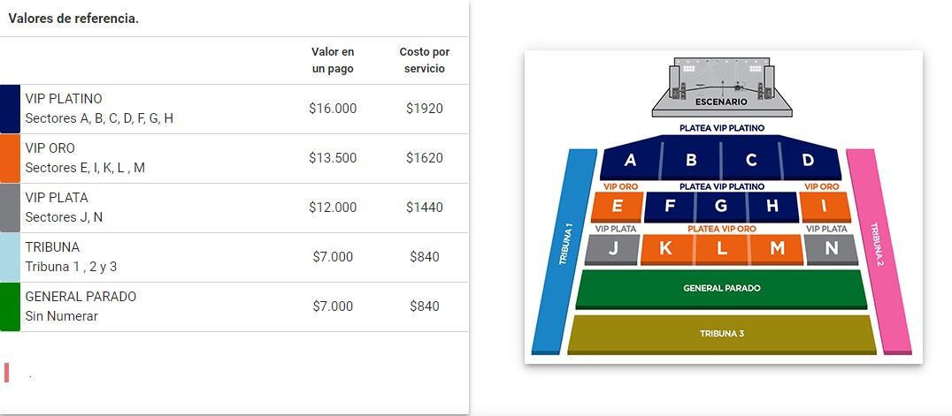 Entradas para Tini Stoessel en San Luis:
Lugares, montos y recargas por gestión online.