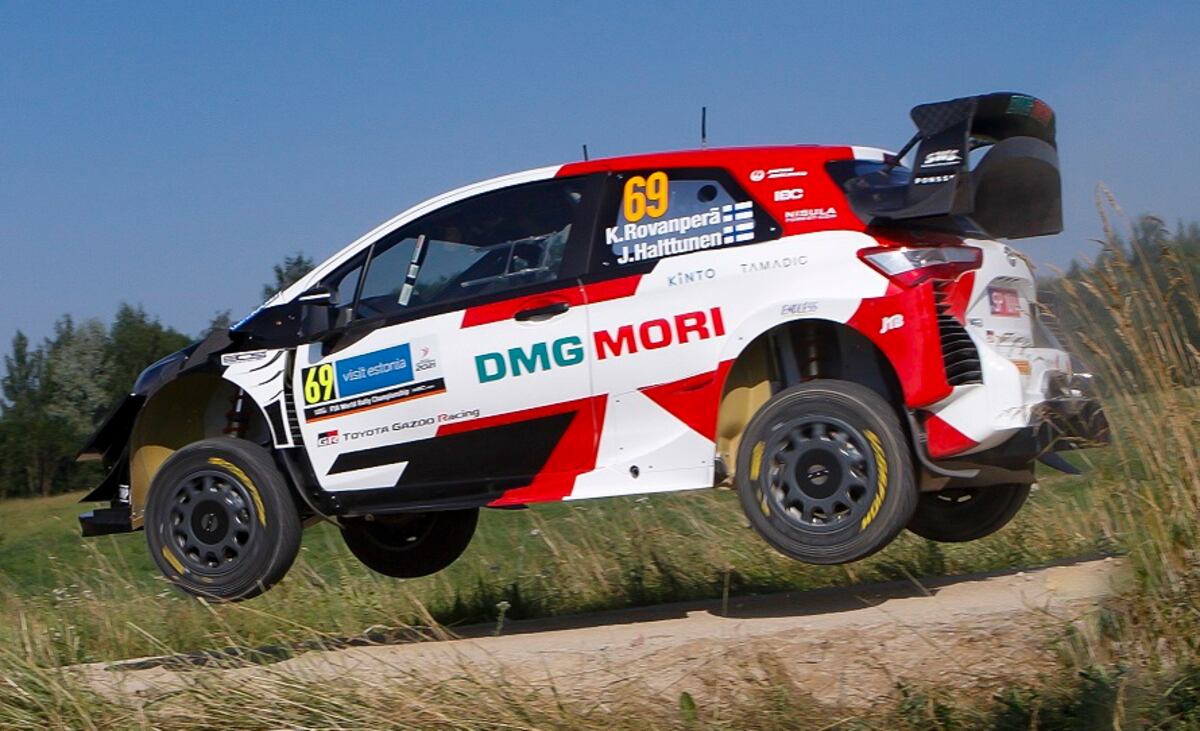 Rally Mundial: largan en Estonia; Rovanpera dominó en el shakedown con Toyota
