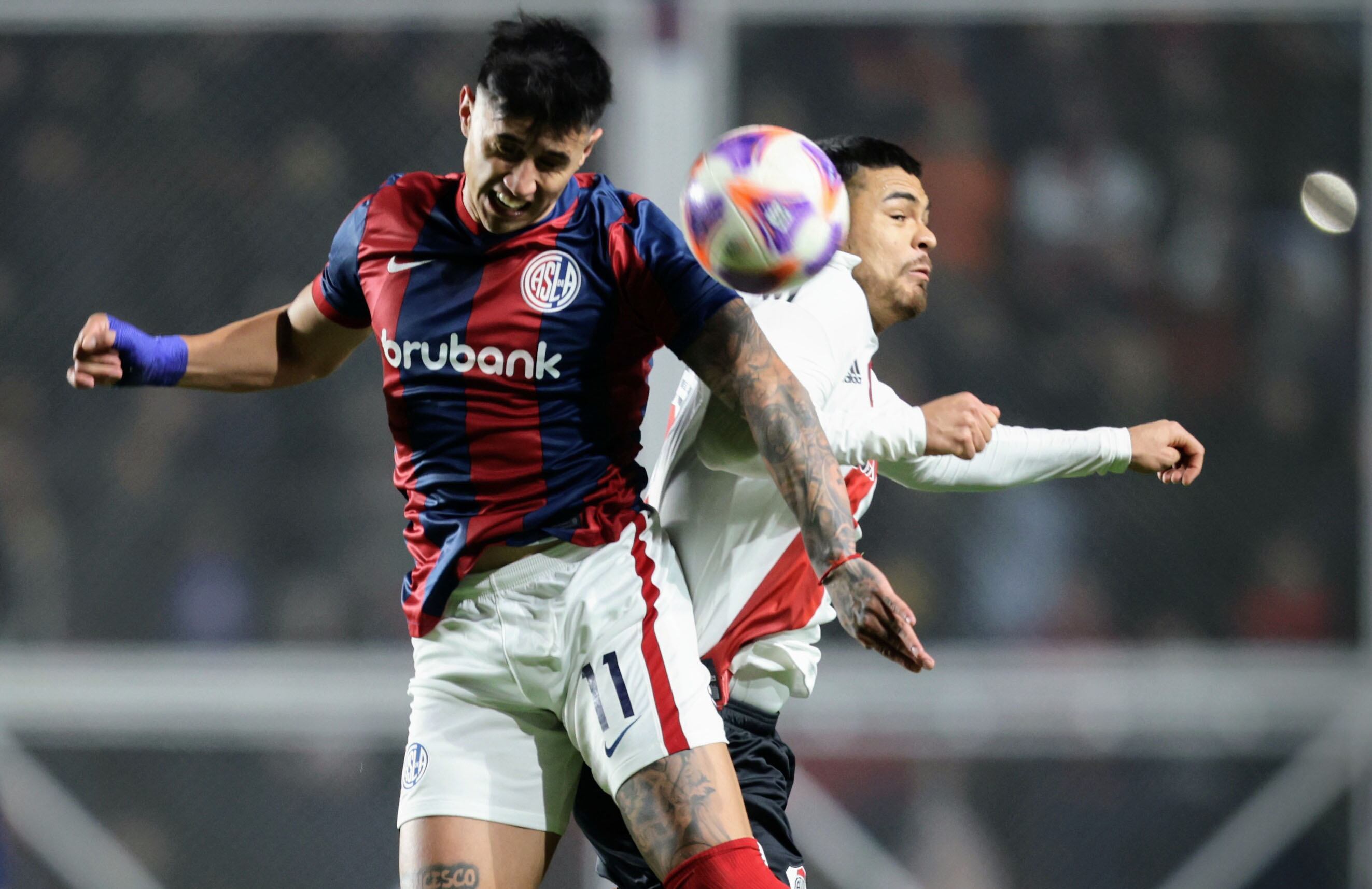 San Lorenzo ante River, por la fecha 24 de Liga Profesional. (Fotobaires).