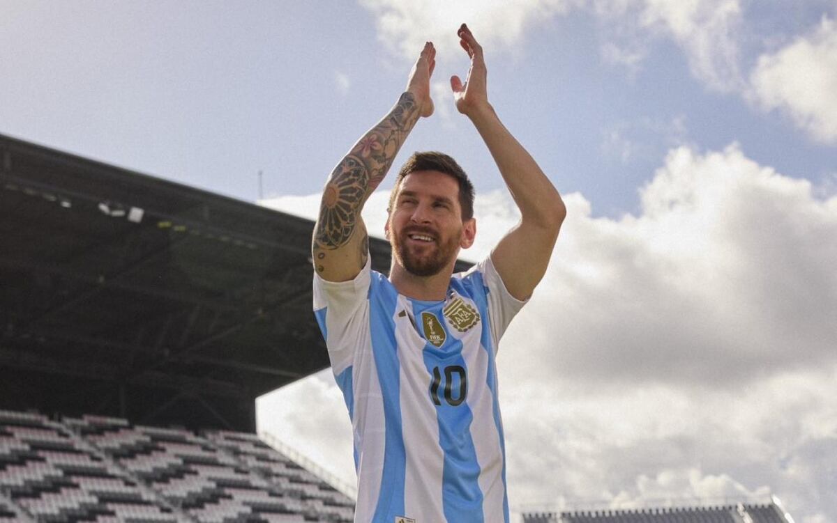 Con un guiño al Mundial de Qatar: así son los nuevos botines de Messi para la Copa América