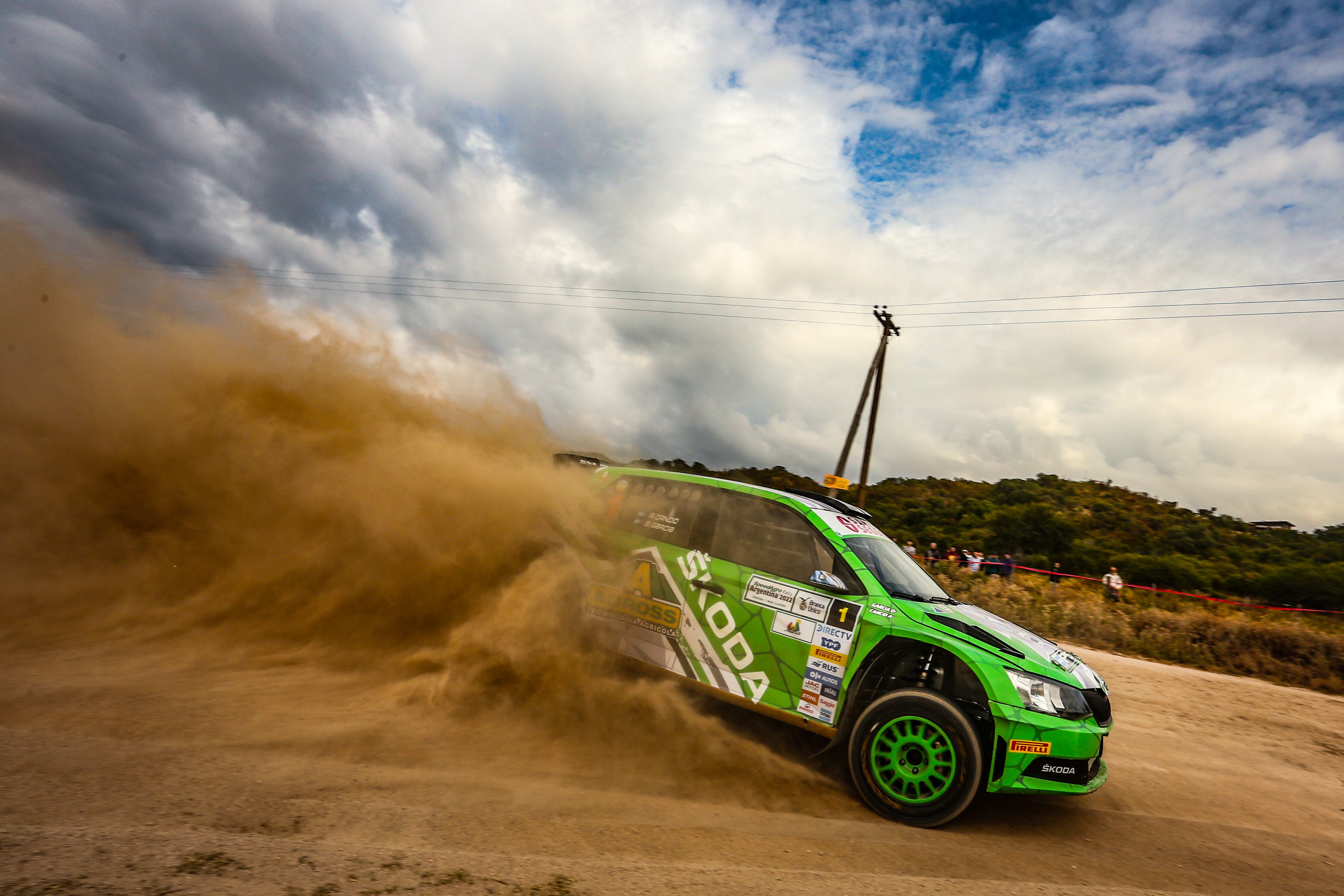 Cancio luchó con Ligato hasta el último tramo del Rally de Argentina 2022.