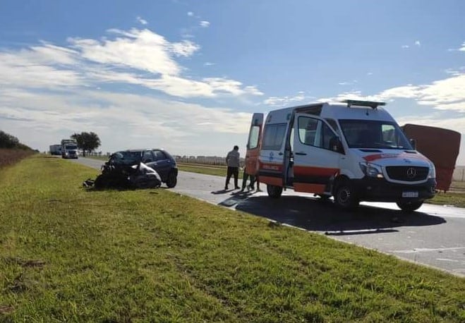 Accidente en Santiago Temple Ruta 19