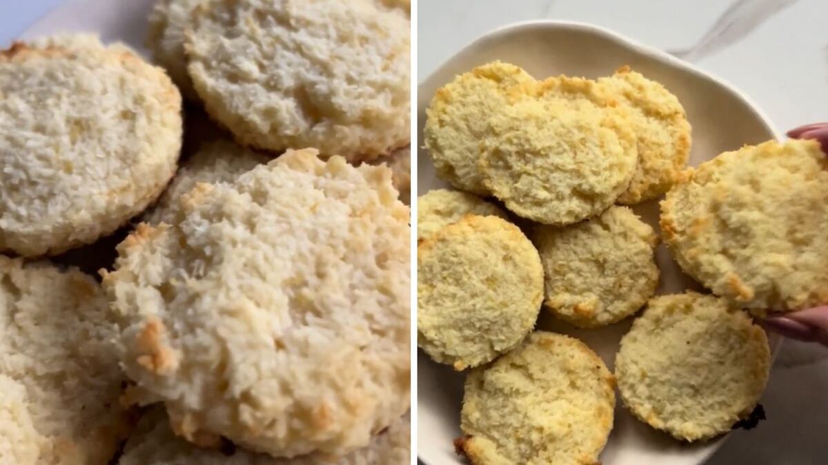 Para la escuela o la oficina: receta de galletitas de coco y limón en 3 pasos
