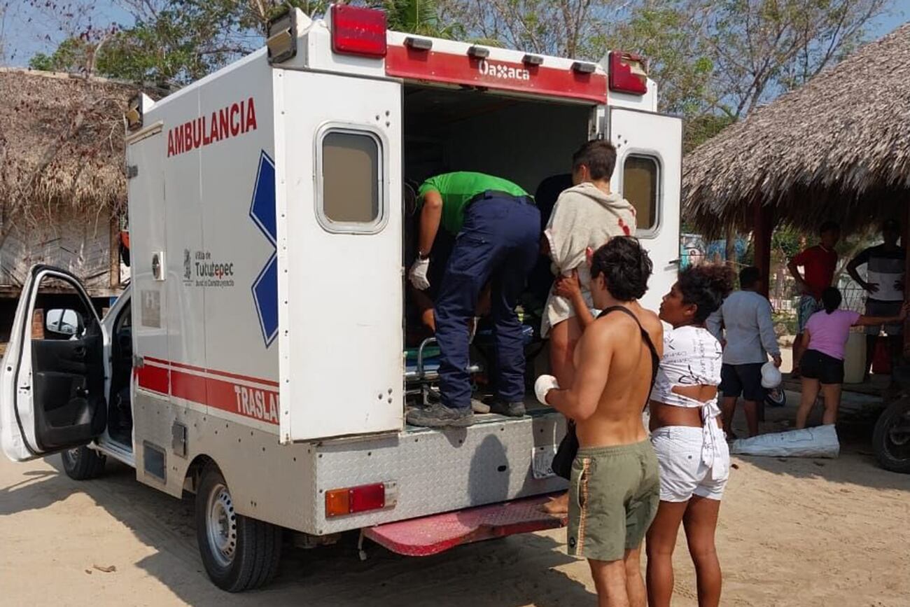 Tres turistas cordobeses fueron atacados a machetazos en México (Foto: Twitter/azucenau).