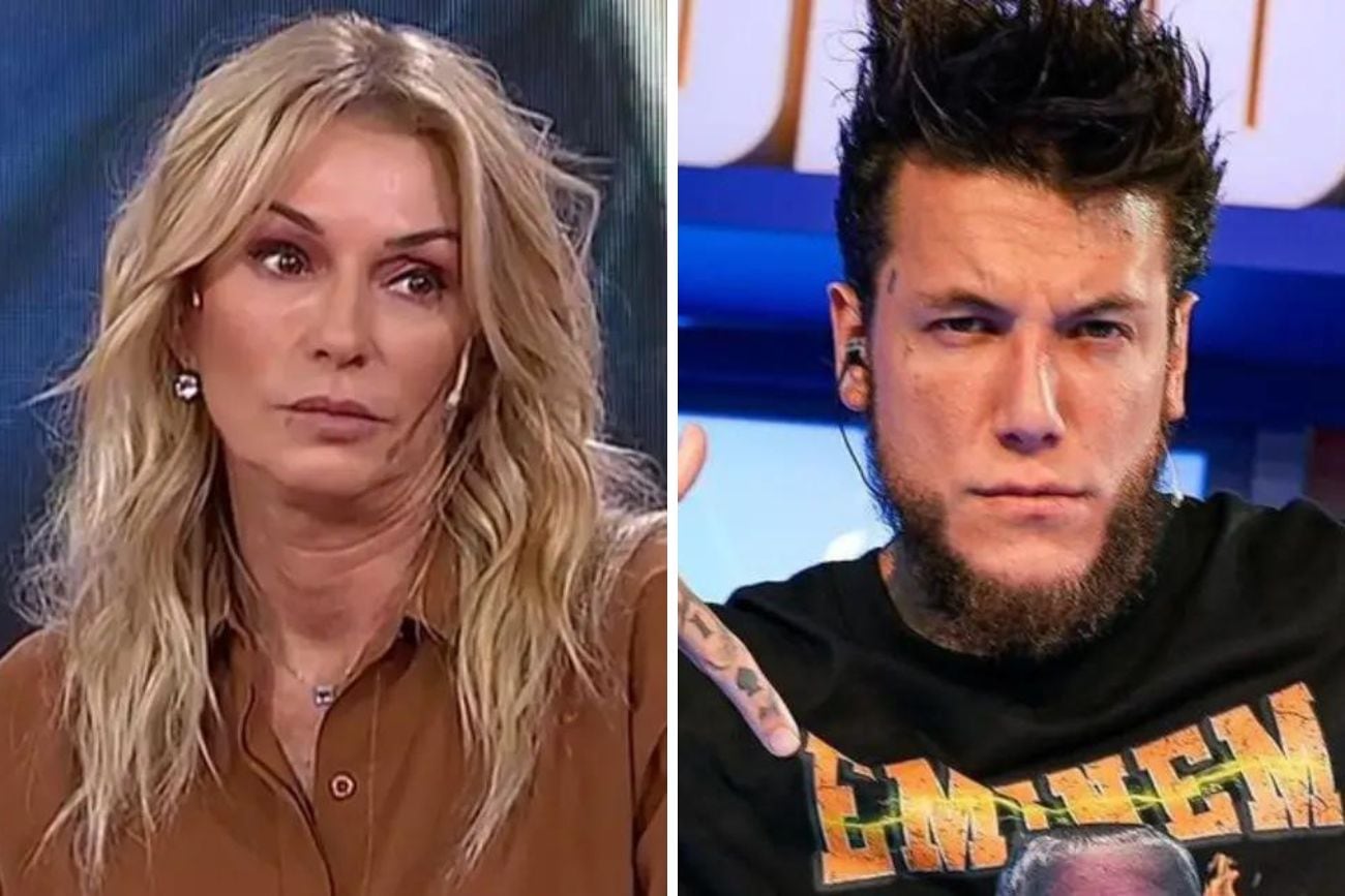 Alex Caniggia y Yanina Latorre tuvieron un fuerte ida y vuelta.