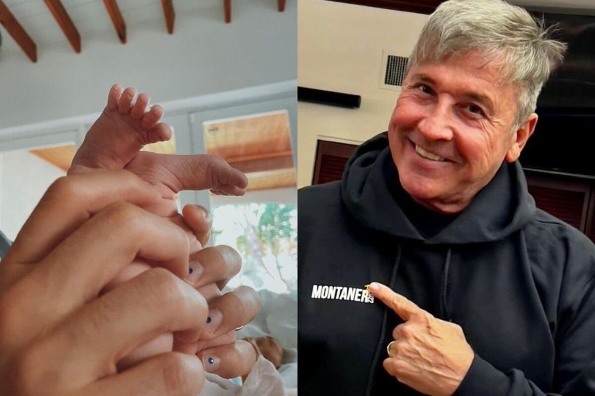 El tierno video que Ricardo Montaner le dedicó a su nieta: “Nuestra respiración de estos días se llama Índigo”
