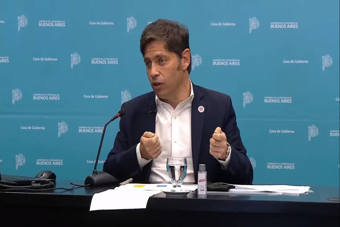 El gobernador bonaerense, Axel Kicillof, confirmó este martes la entrega de bonos de fin de año para los "sectores vulnerables" de la sociedad.