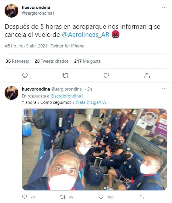 Malestar en en la delegación de Arsenal de Sarandí que no pudo viajar a Mendoza.