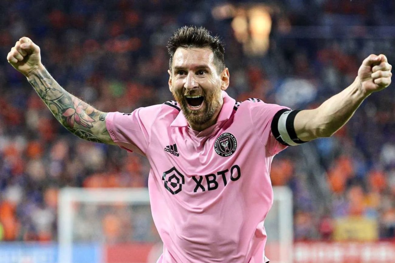 Lionel Messi anotó su primer gol en la MLS en la victoria del Inter Miami