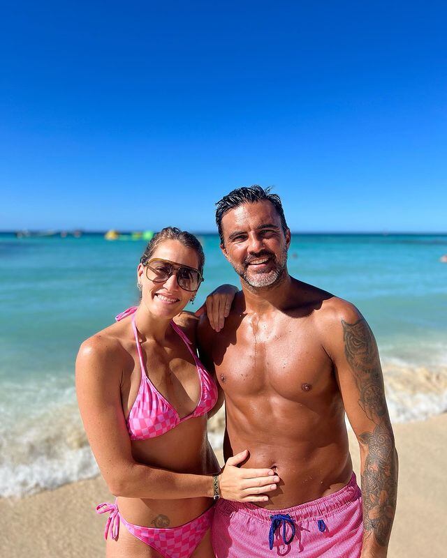 Mica Viciconte y Fabián Cubero