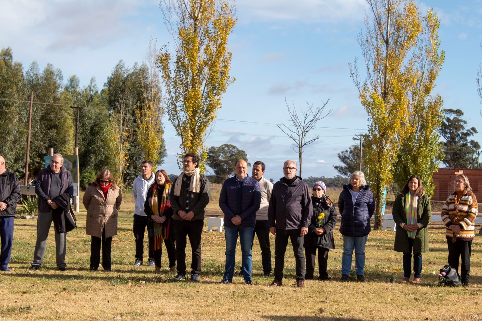 Inauguración del Playón Deportivo en Orense y nombramiento de la Plazoleta “Adela Gundensen