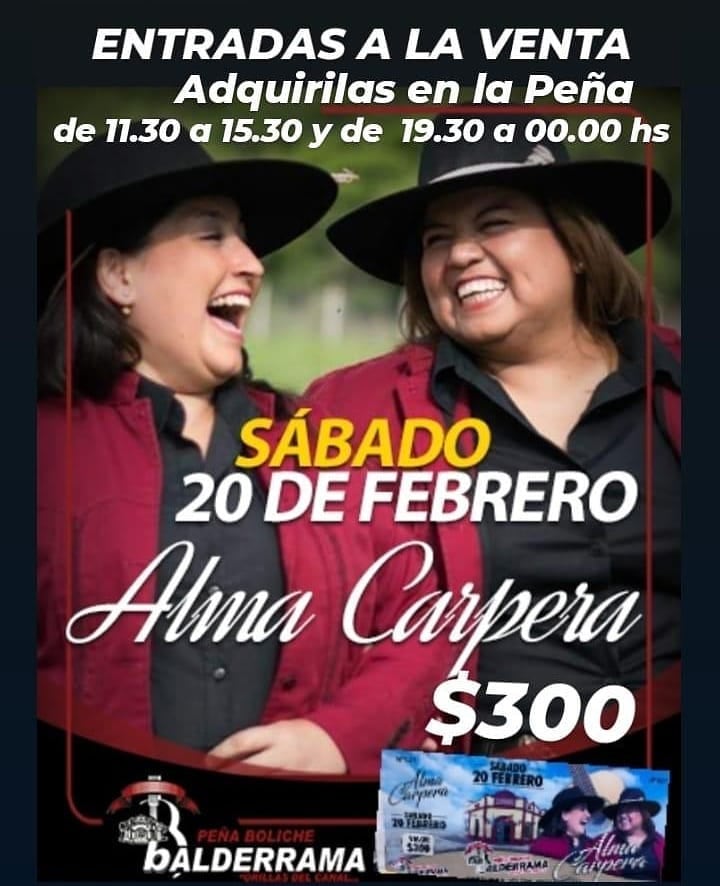 La presentación es este sábado 20 de febrero a partir de las 21.