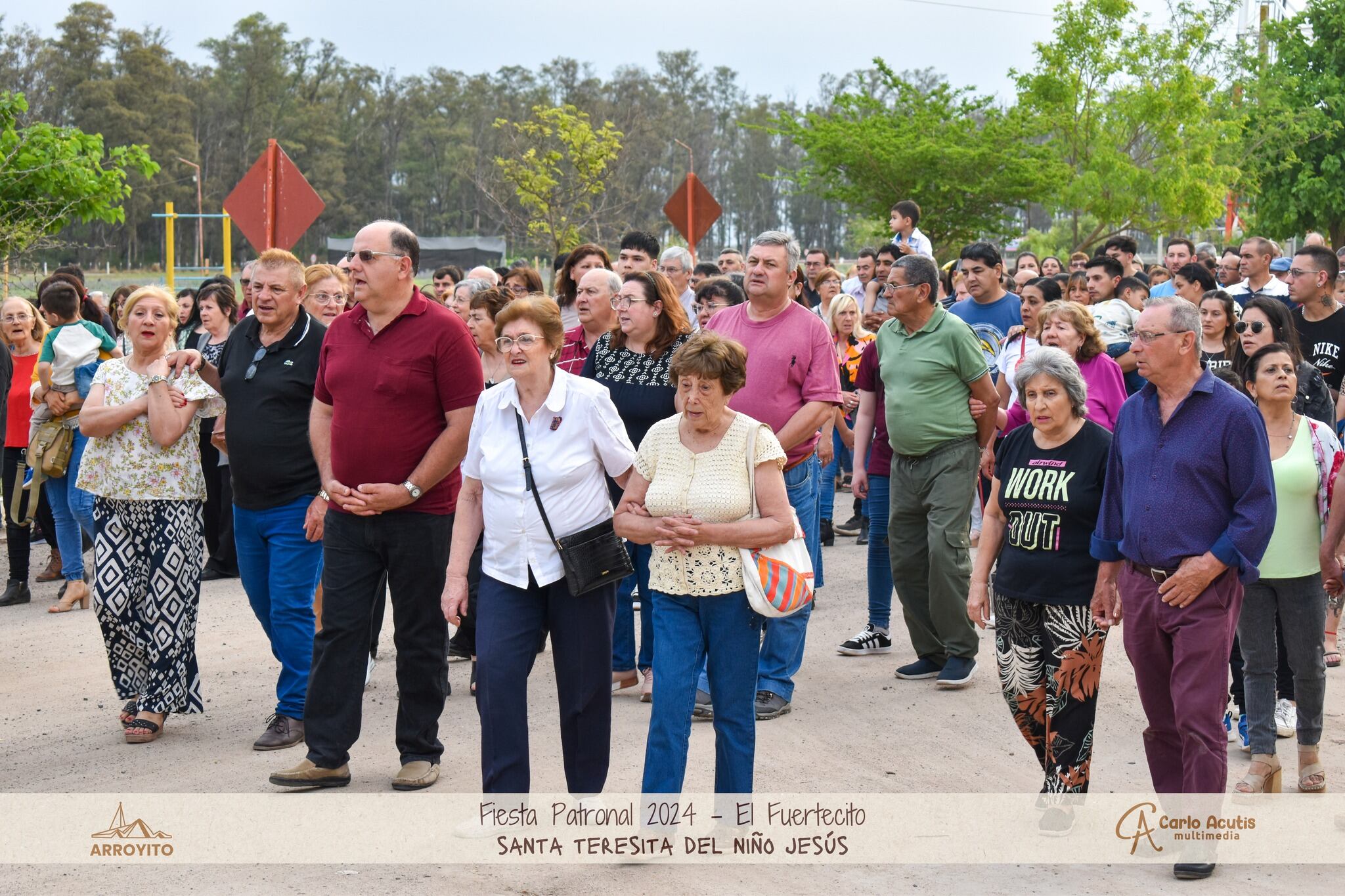 Misa y procesión en honor a Santa Teresita El Fuertecito