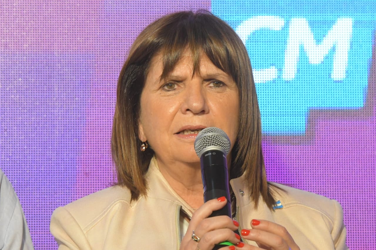 La candidata a presidente de JxC , Patricia Bullrich.