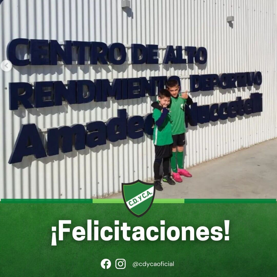 Jugadores del Cultural de Arroyito a Talleres