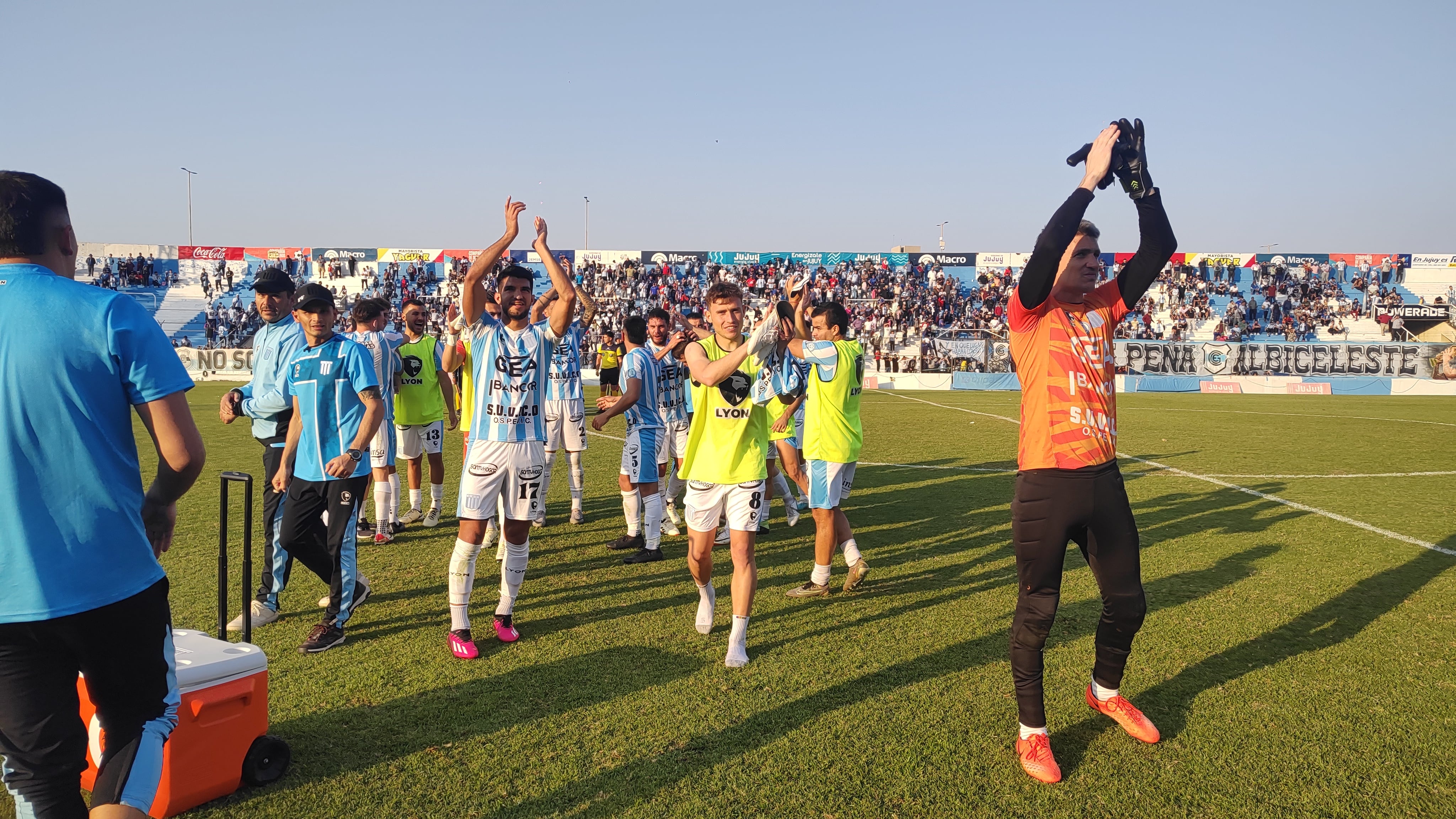 Racing visitó a Gimnasia de Jujuy por la fecha 28 de la Zona A de la Primera Nacional. (Gentileza Rodolfo Gutiérrez)