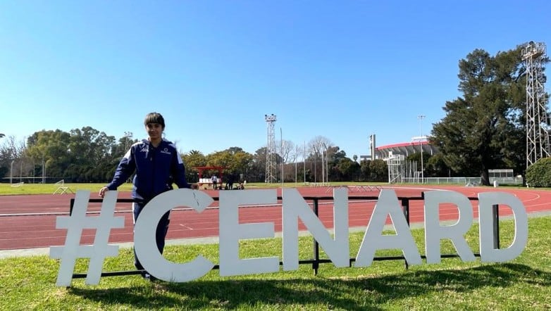 La deportista es parte de la Selección Nacional.