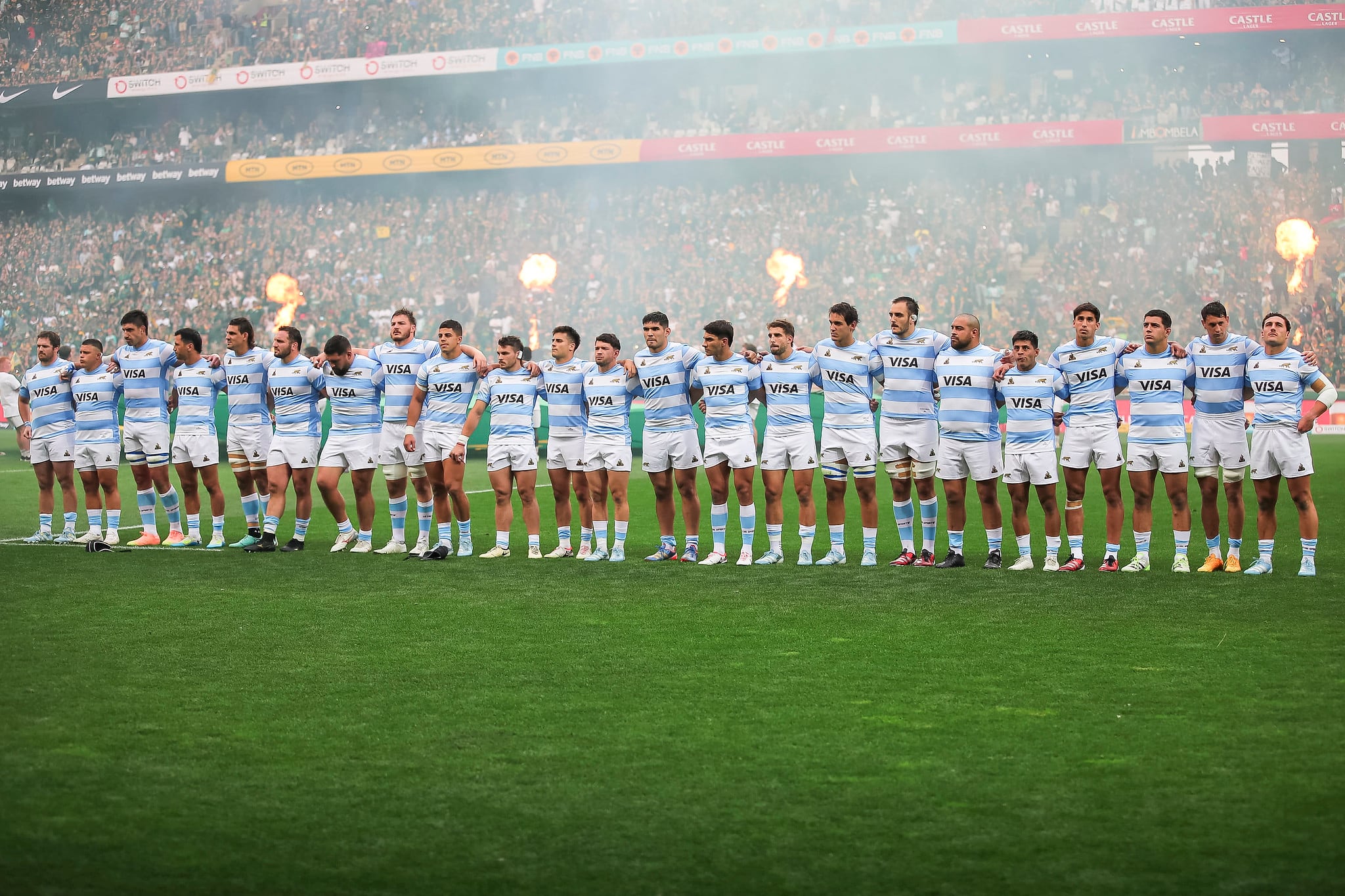 Los Pumas completaron un nuevo Rugby Championship. temporada en la que le ganaron a las tres potencias del hemisferio sur: Nueva Zelanda, Australia y Sudáfrica. (Prensa UAR / Gaspafotos)