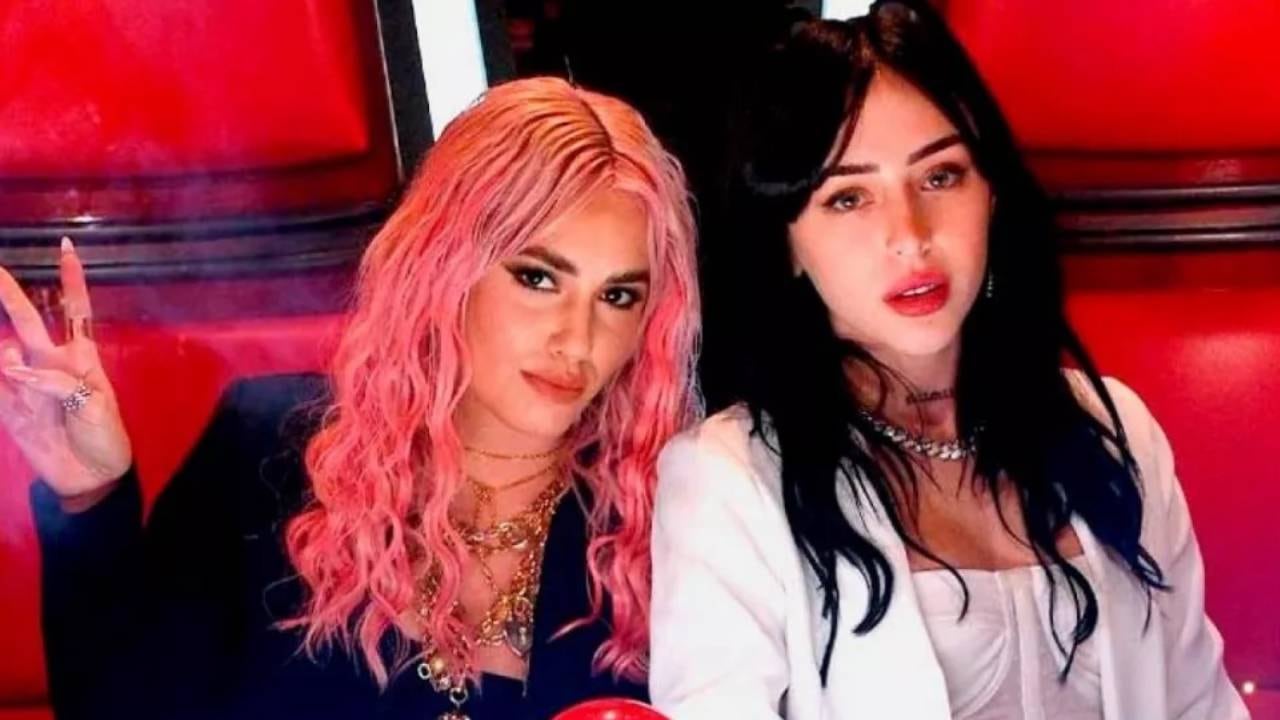 Lali Espósito y Nicki Nicole en La Voz Argentina.