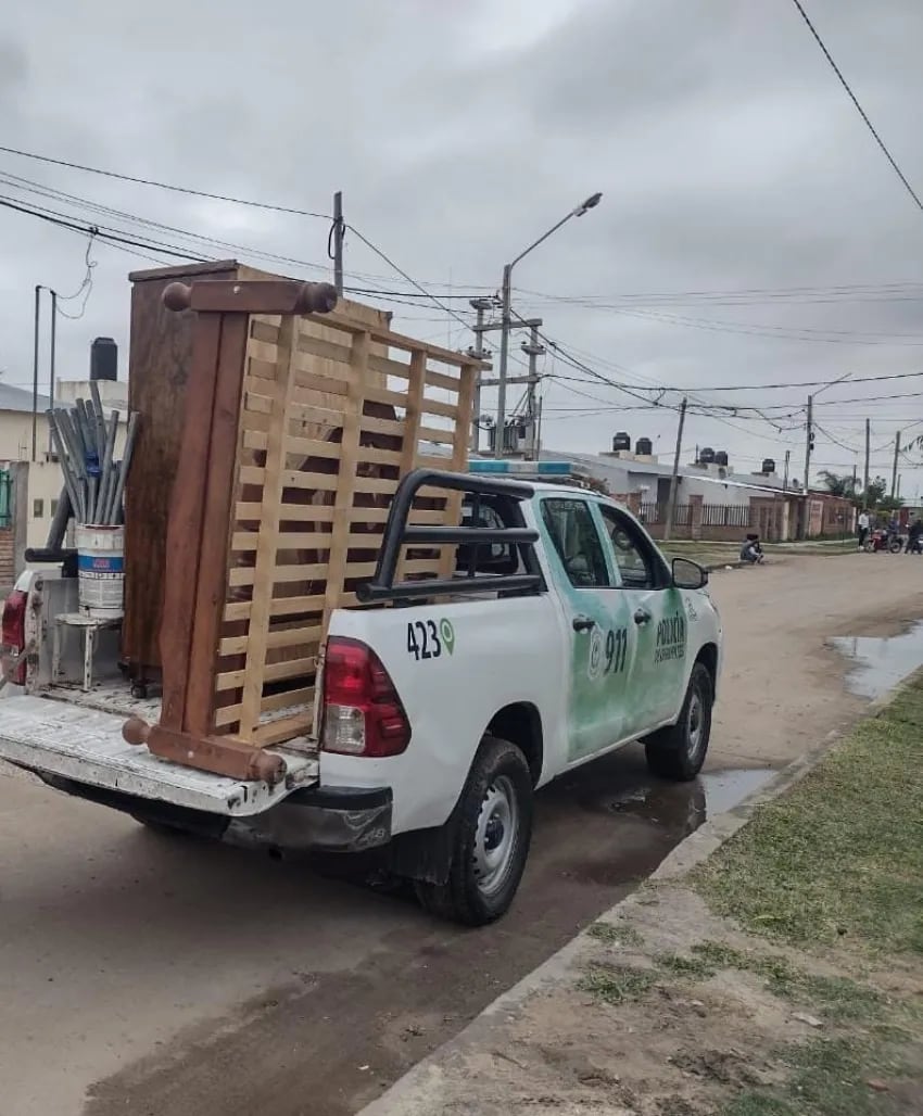 El comprador de los elementos robados entregó todo de manera voluntaria.