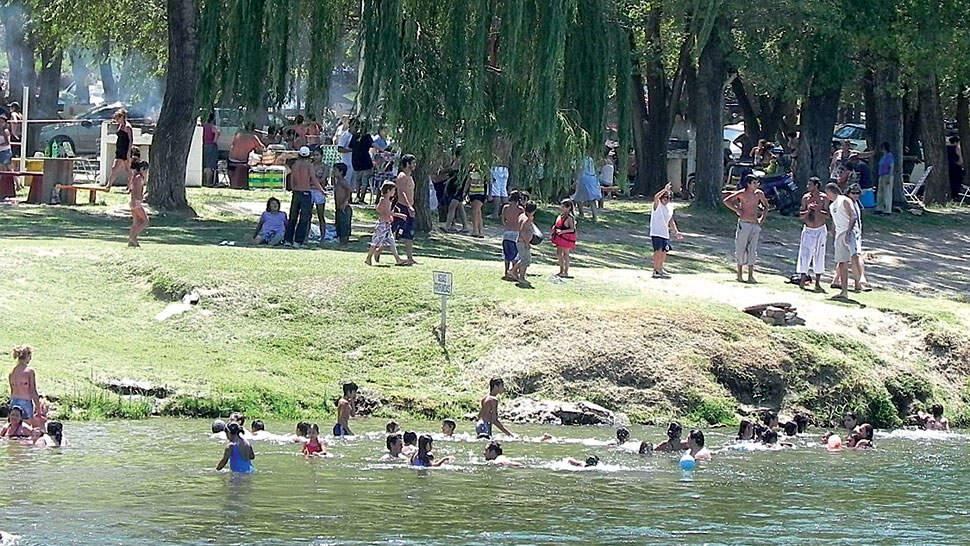 El balneario Almafuerte es una de las opciones preferidas por los turistas.