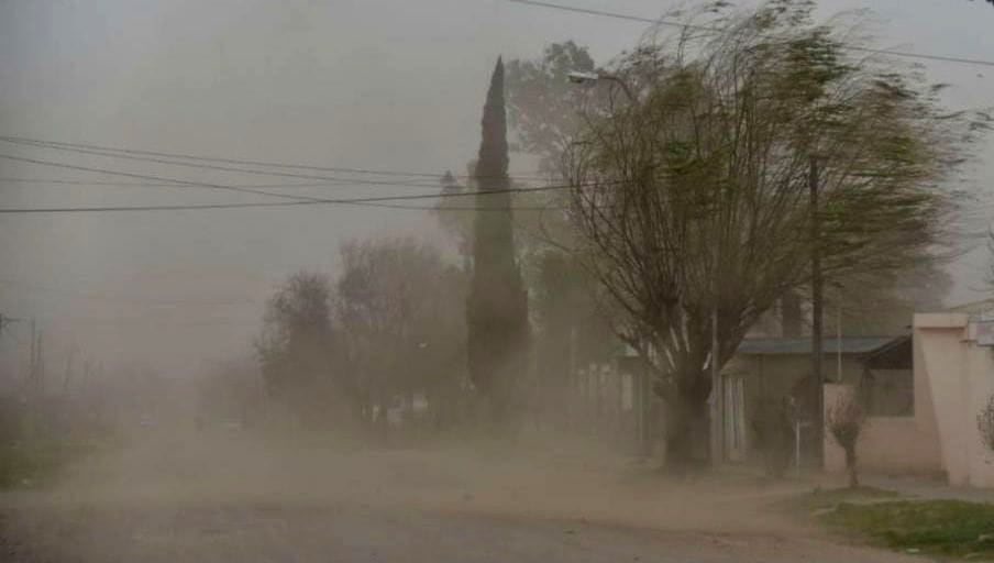 Fuertes vientos para la provincia de San Luis.