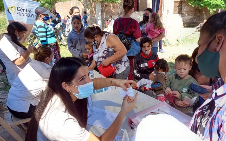 De los 105 niños de entre 0 y 5 años, 23 fueron diagnosticados con desnutrición. 