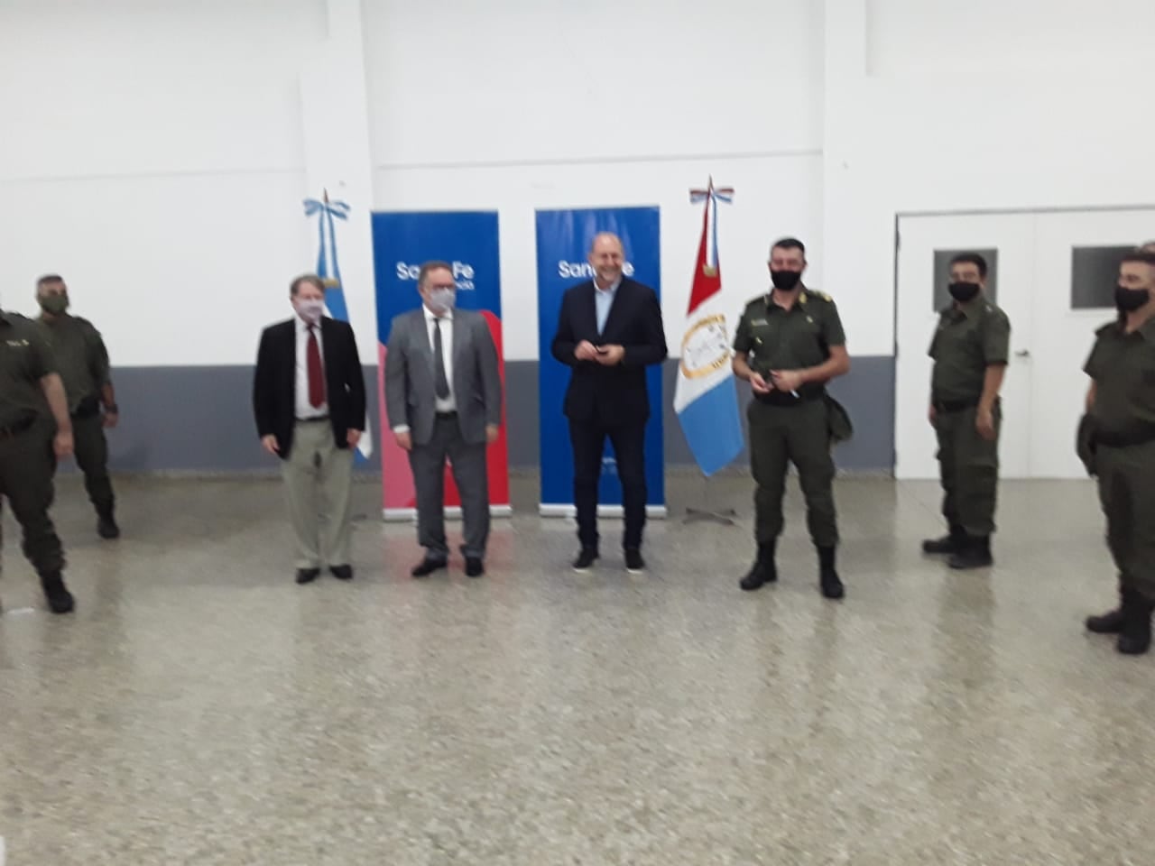 Omar Perotti presidió la inauguración de Sede de la Guardia Rural Los Pumas de Bella Italia